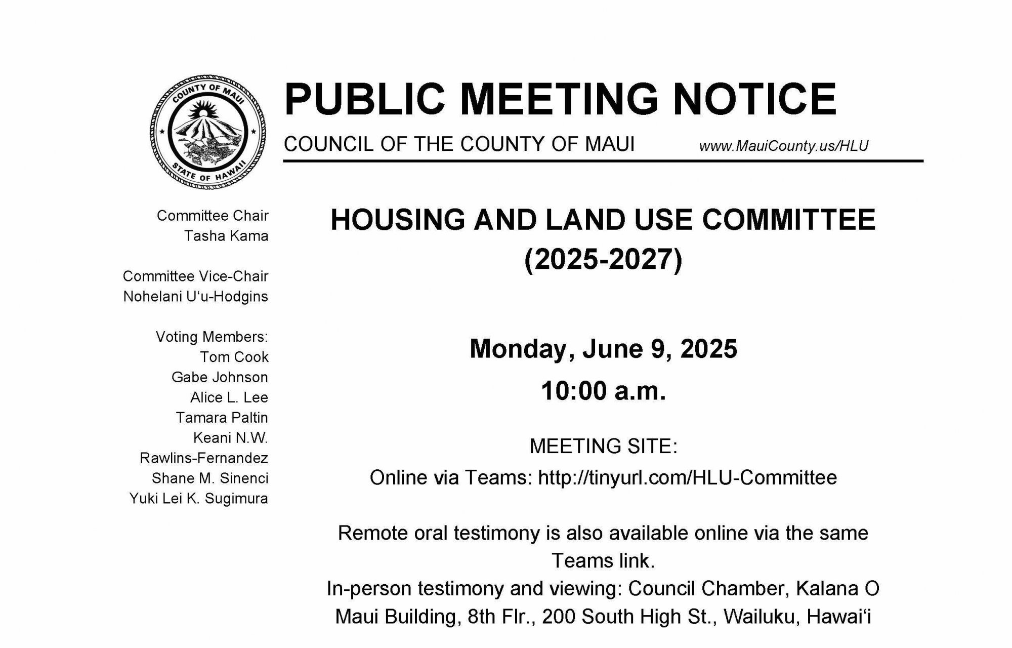 Maui County to hear bill to ban short term rentals